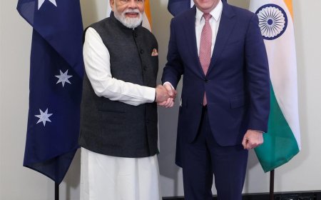 PM Modi, Australian PM Anthony Albanese in Melbourne