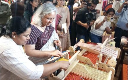 वीव्स ऑफ़ इंडिया' महोत्सव : भारत की बेहतरीन हथकरघा विरासत की झलक