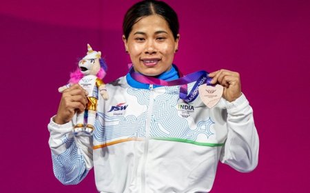राष्ट्रमंडल खेल 2026 : मंगलवार को भारत की झोली में चार पदक, शर्मिला को स्वर्ण  