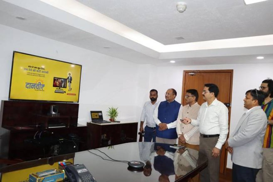 ग्राम पंचायतों में डिजिटल ढांचे को मजबूत करेंगे दानवीर