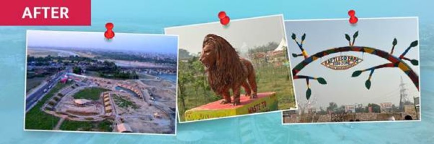 कचरे से कंचन: कूड़े के पहाड़ को बना दिया राप्ती ईको पार्क