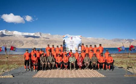 एनसीसी की 20 महिला कैडेटों ने पार किया परांग ला दर्रा