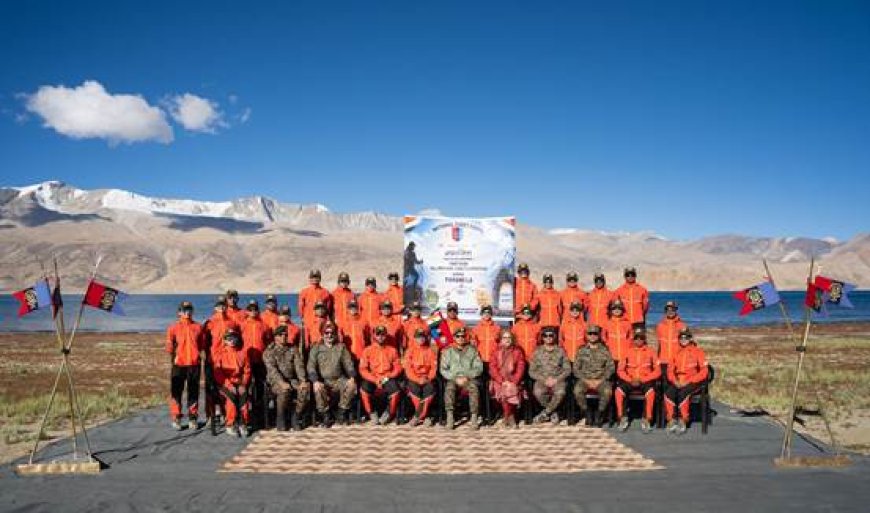 एनसीसी की 20 महिला कैडेटों ने पार किया परांग ला दर्रा